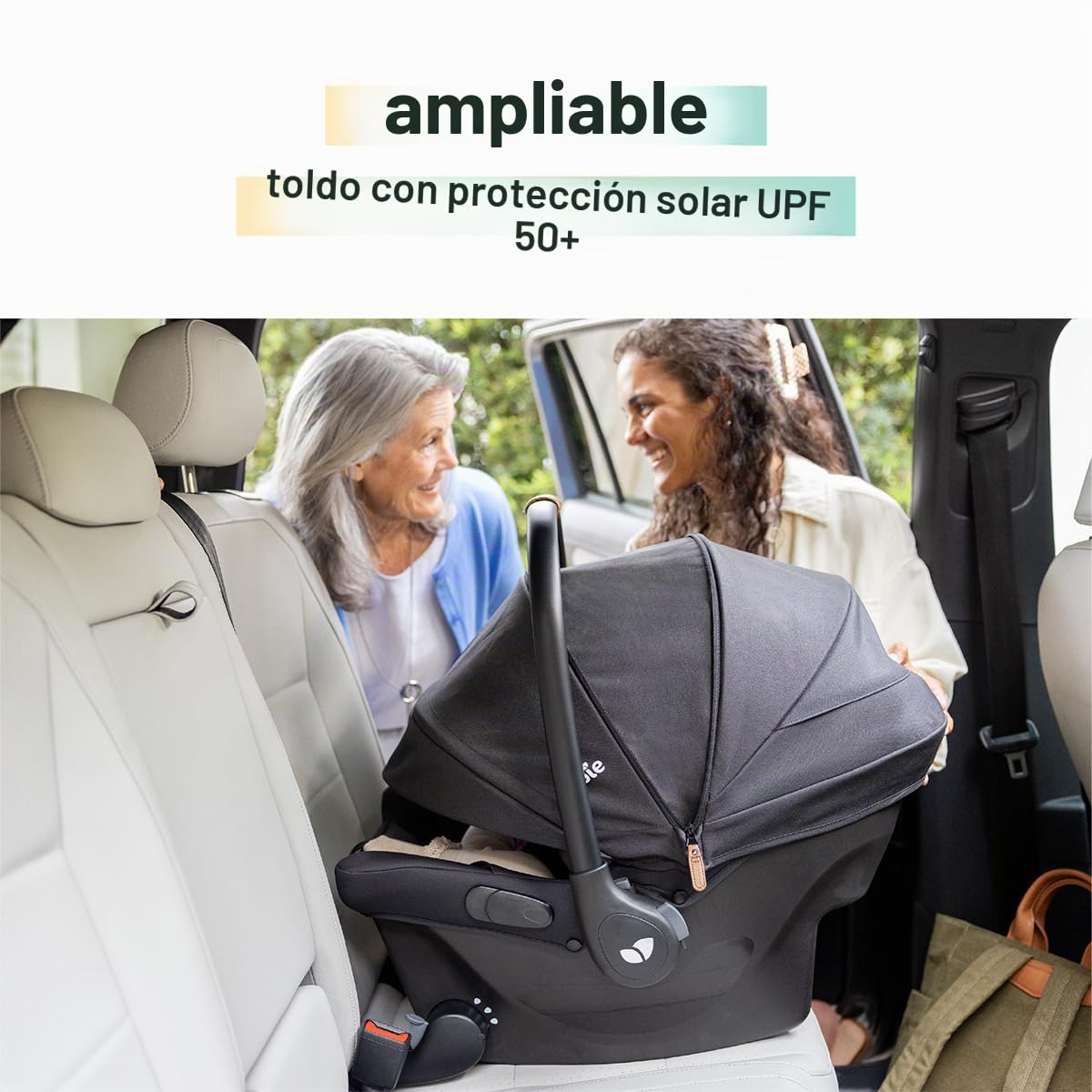 Joie Mint Latch - Asiento de automóvil para bebés sin base, liviano...