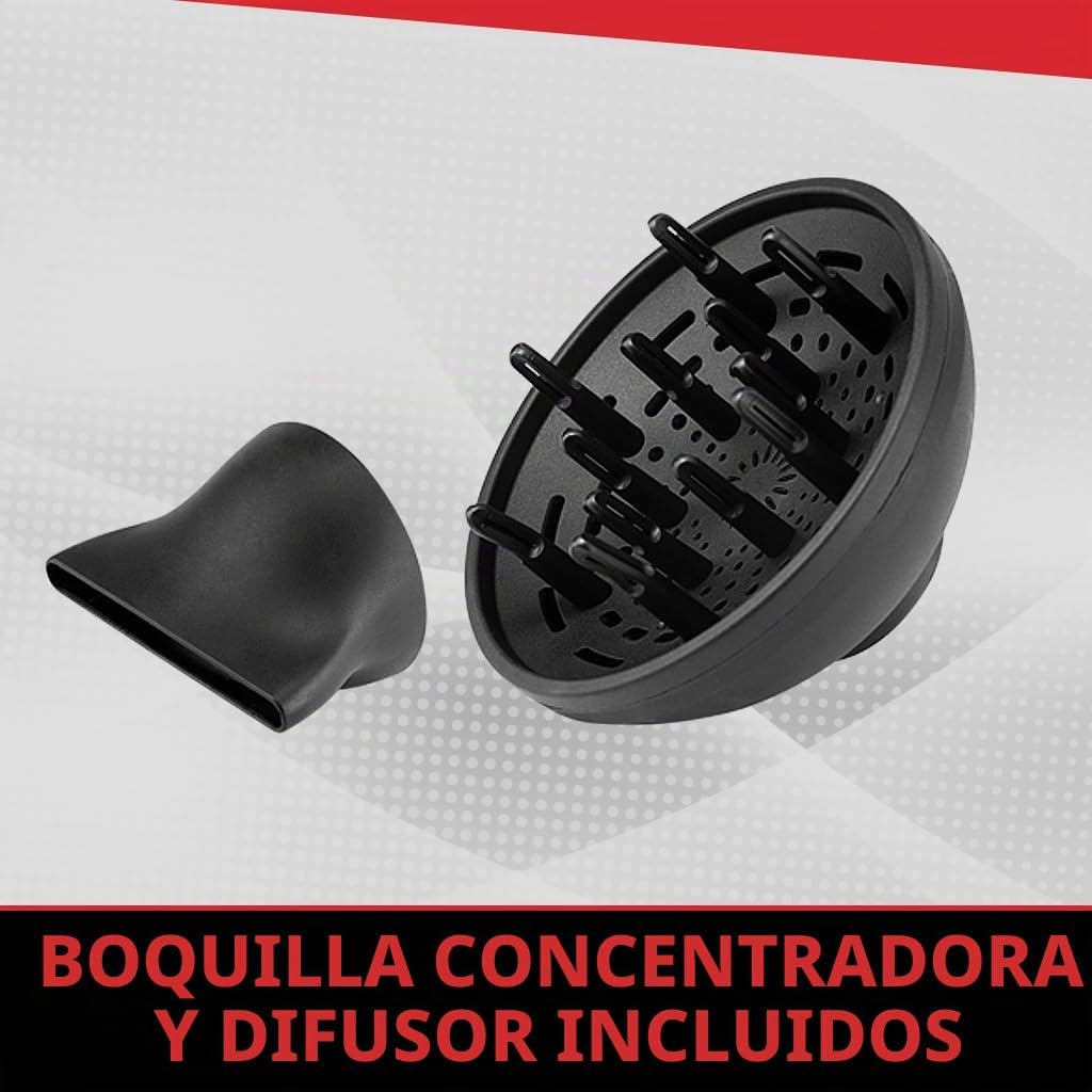 CHI Secador de pelo serie 1875, secador de pelo para secado ultrarr...
