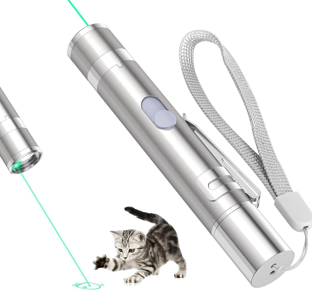 Juguete Waputne para Gatos de Interior, Juguetes Recargables USB pa...