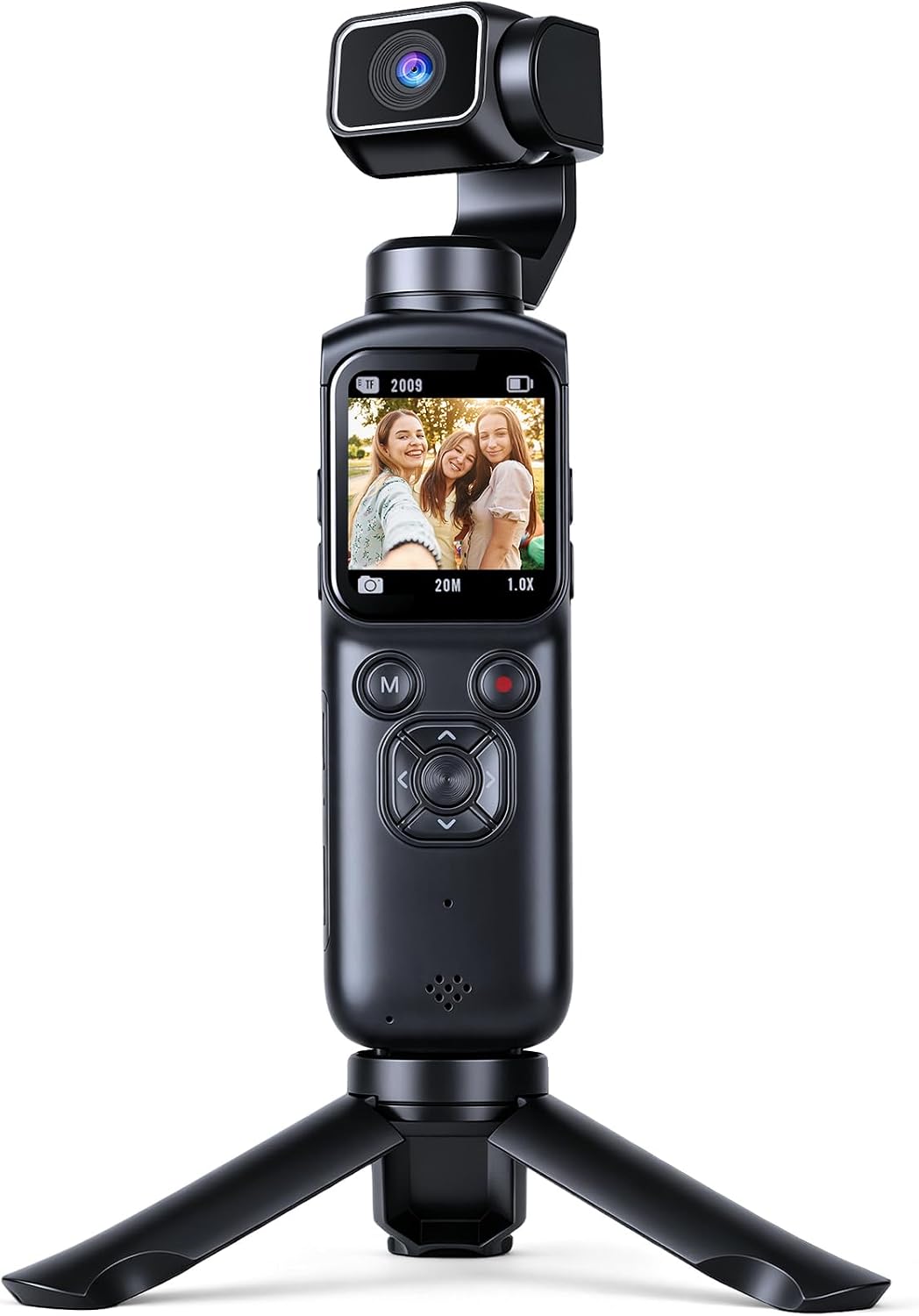 M105 4K Cámara de bolsillo de mano Vlogging, videocámara de grabaci...