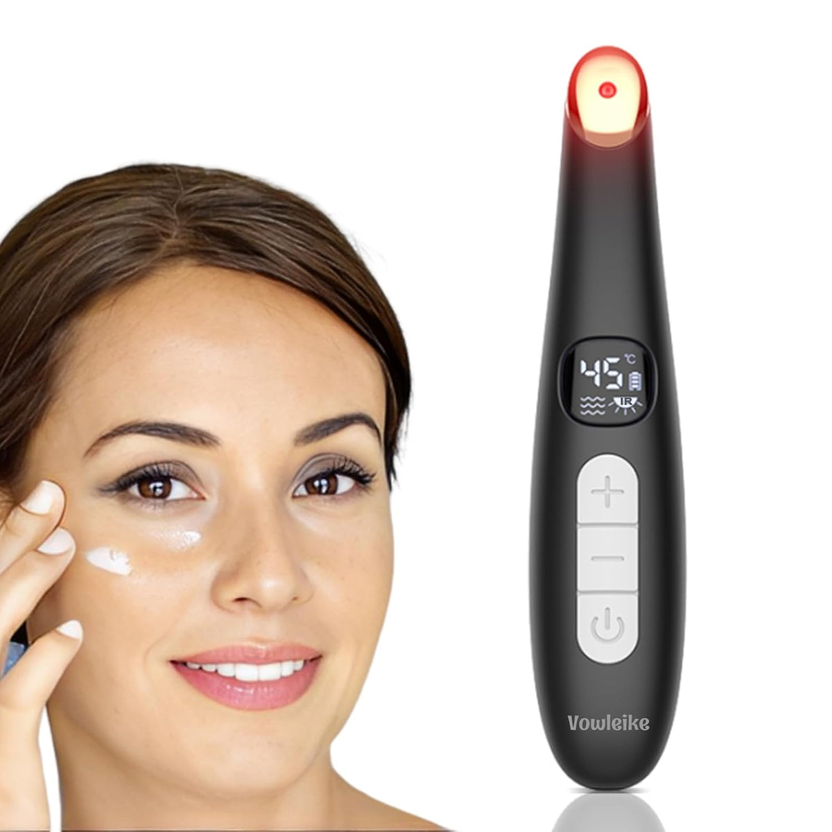 Vowleike Varita de levantamiento de ojos, 3 en 1 vibrante 98°F a 11...