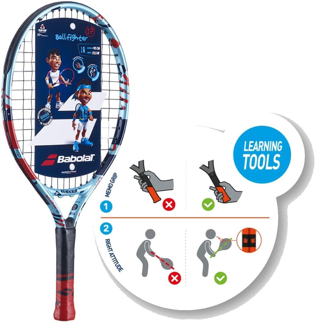 Babolat Ballfighter - Raqueta de tenis con pelotas de tenis para ni...