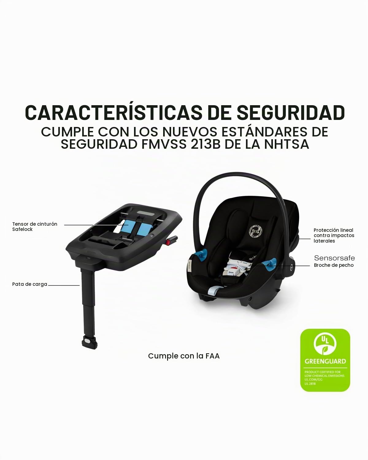 Cybex Cochecito de bebé EOS 2 en 1 + combo de asiento de coche Aton...