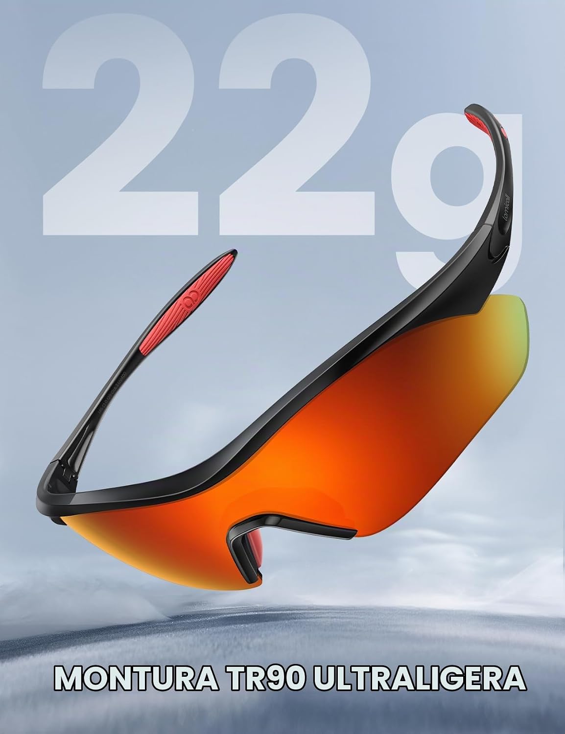 Lamicall Gafas de sol deportivas polarizadas de 0.78 oz \u2013 Prot...