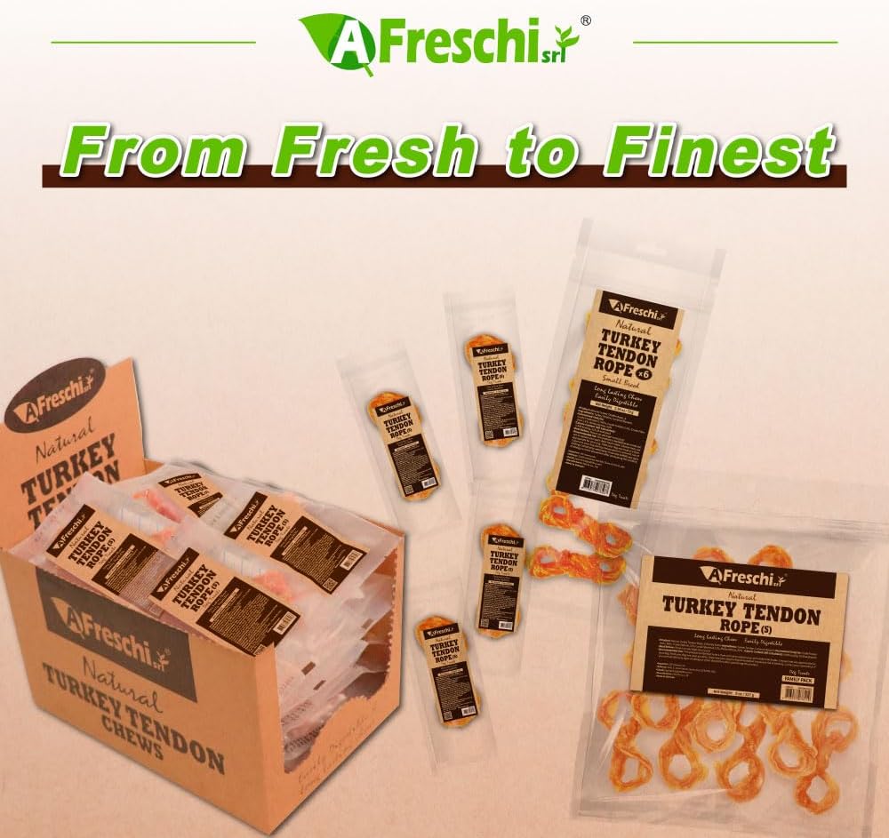 A Freschi srl Tendones de Pavo para Perros, de Origen Estadounidens...