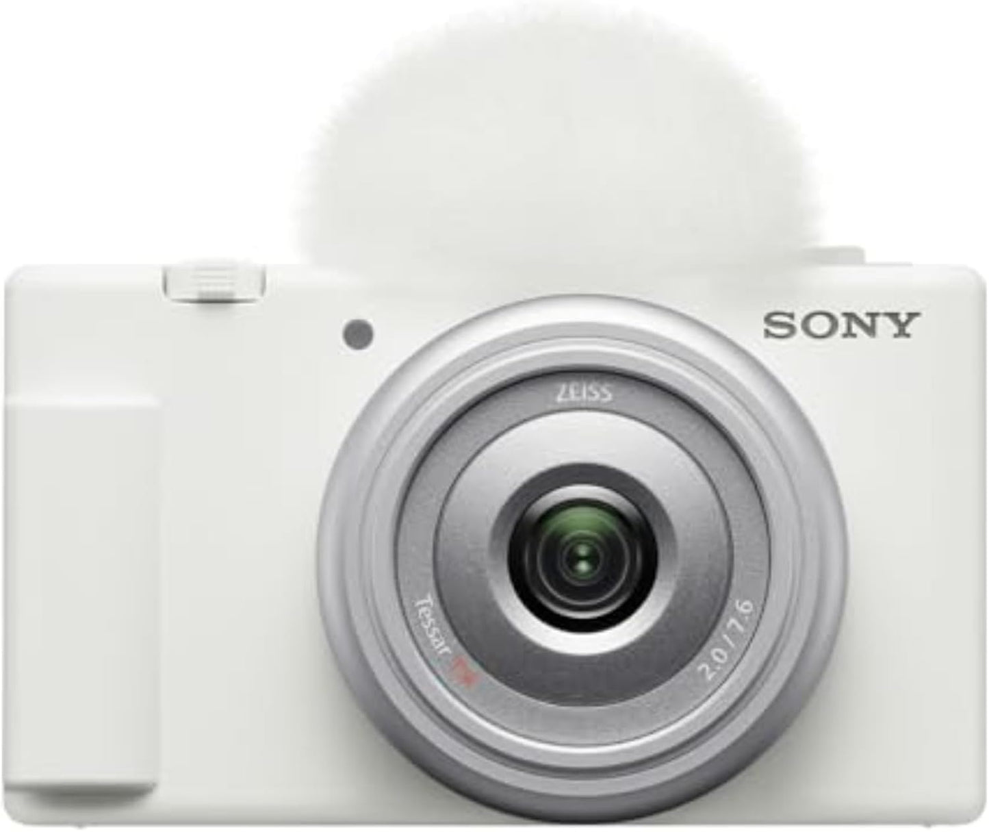 Sony ZV-1F Vlog Cámara para creadores de contenido y vloggers Blanco