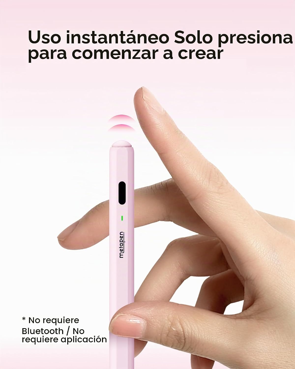 Metapen Lápiz Air8 para iPad 2018-2026, carga 10 minutos más rápida...