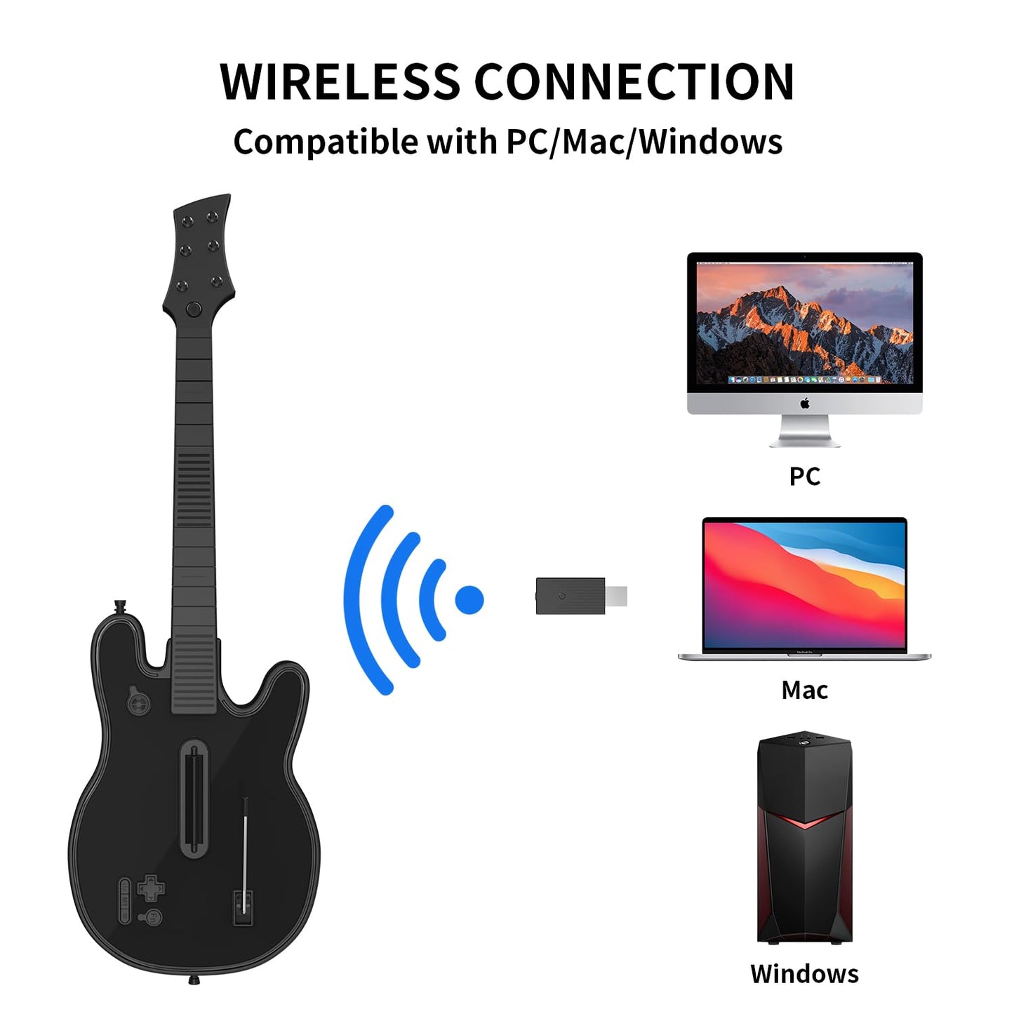 Controlador de juegos inalámbrico LED JDDWIN para PS5 y controlador...