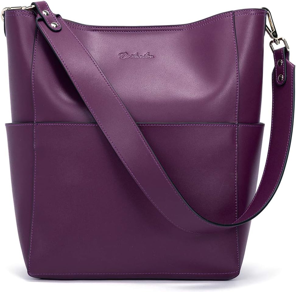 BOSTANTEN - Bolsos de cuero de diseñador para mujer, tipo tote, de...