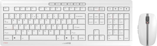 CHERRY Stream Desktop, Combo de teclado y mouse inalámbricos, conex...
