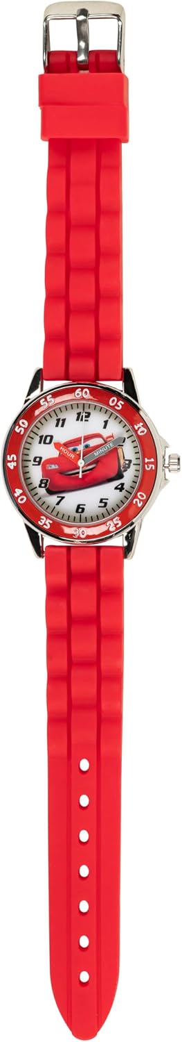 Disney Reloj para enseñar la hora a niños CZ1009 Cars Rayo McQueen...