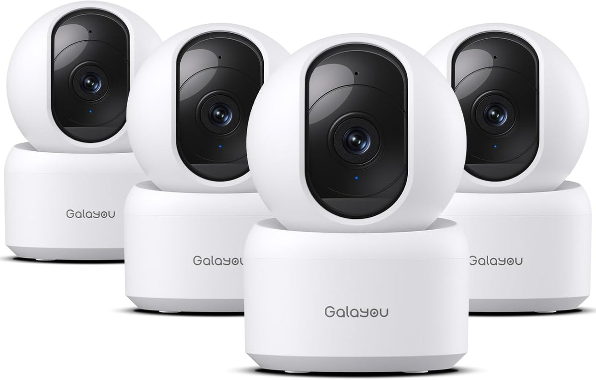 GALAYOU Cámaras interiores para seguridad en el hogar con seguimien...