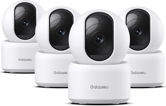 GALAYOU Cámaras interiores para seguridad en el hogar con seguimien...