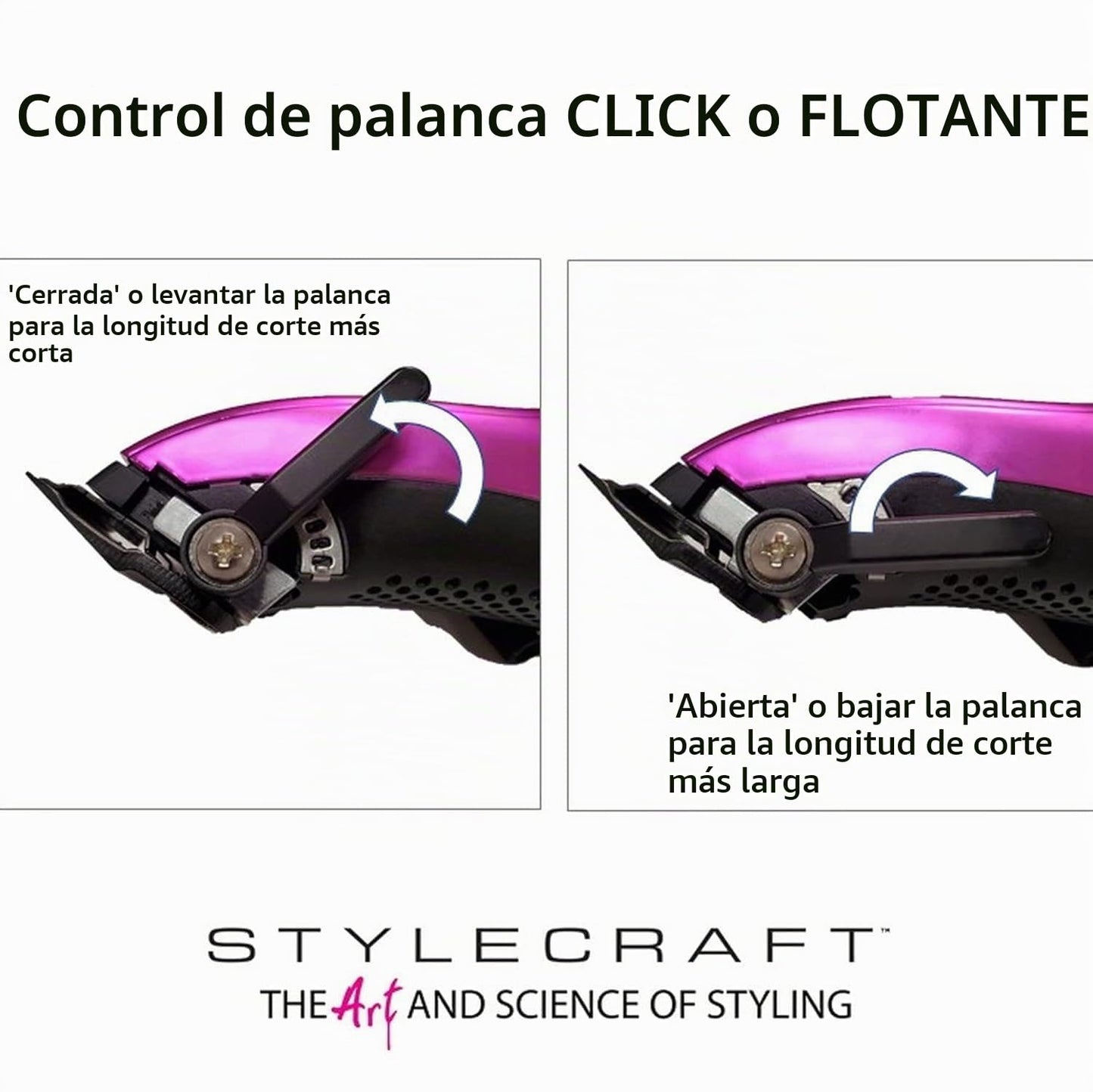StyleCraft Ergo - Cortadora magnética con microchip profesional con...
