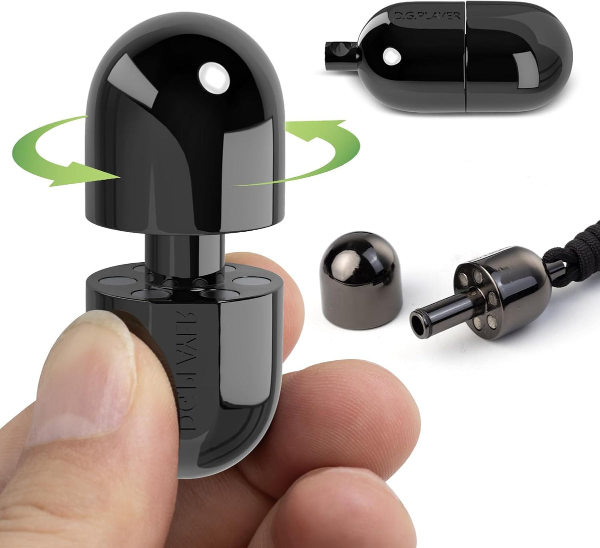 D.G. PLAYER Fidget Toys Adultos: Cápsulas Premium Metal Magnético F...