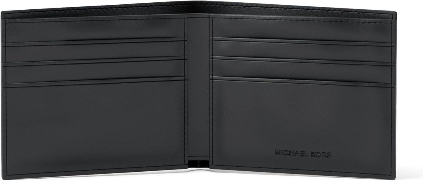 Michael Kors Cartera Billfold Mason para hombre, MK\/MK\/MK Signatu...