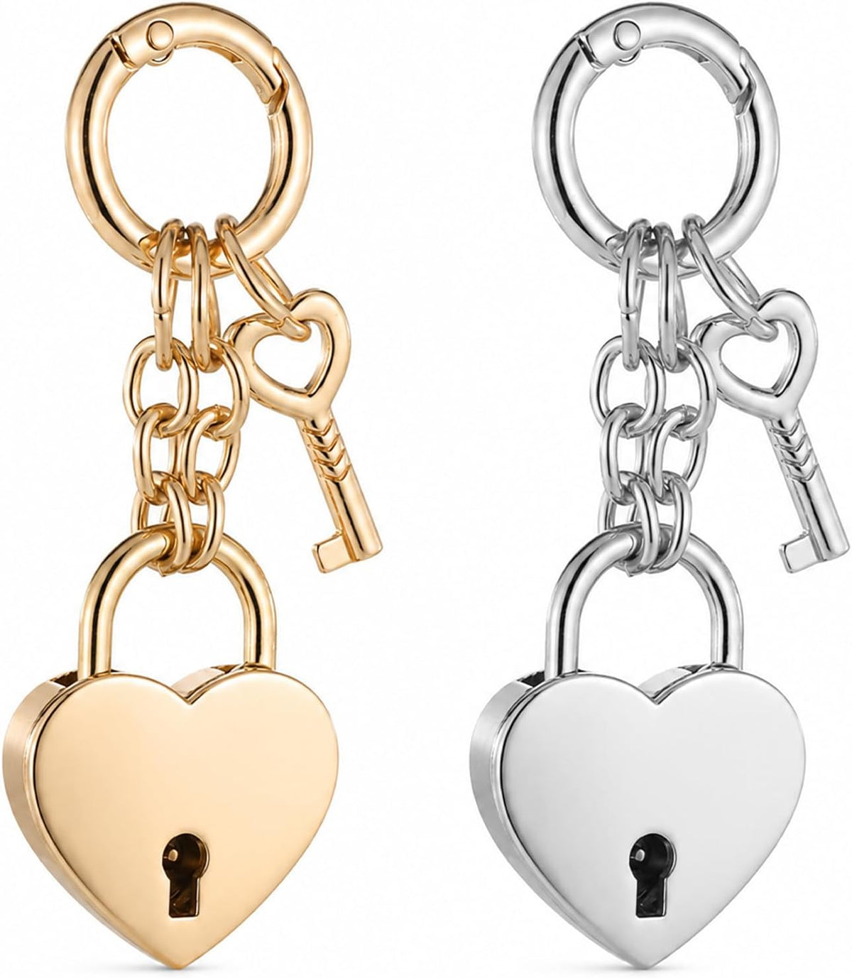 Tucnoeu Colgantes para bolso de candado de corazón - Accesorios de...