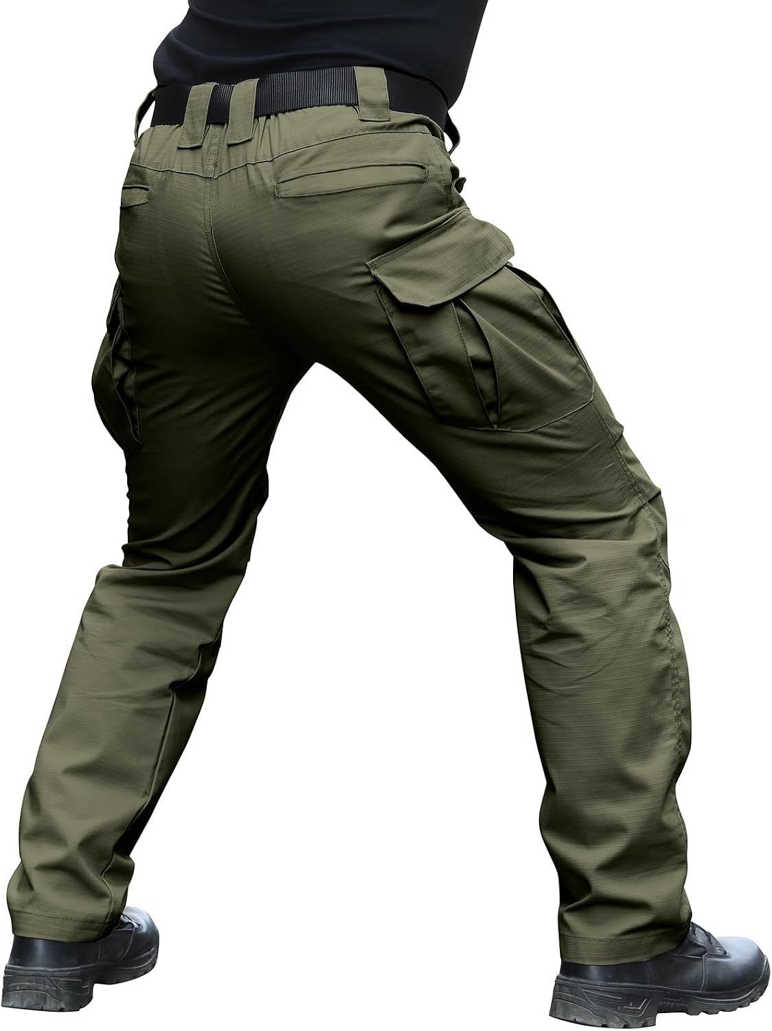 Hiwise Pantalones tácticos elásticos para hombre, resistentes al ag...