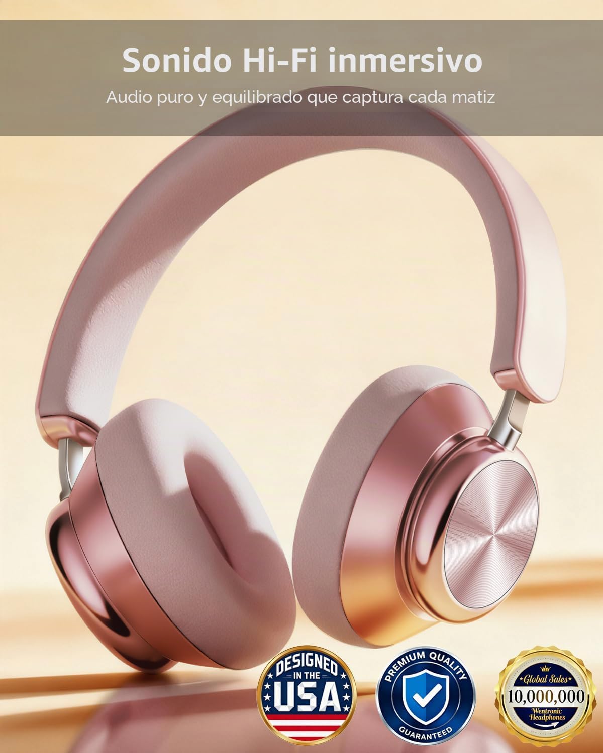 Wentronic Y03 Auriculares Bluetooth inalámbricos con cancelación ac...