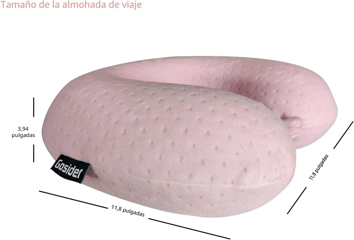 Almohadas Cervicales Gosider para Dormir y Viajar Rosa Almohada de...