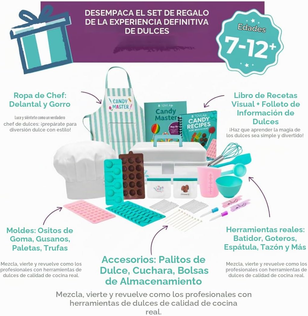Tovla Jr Ultimate Real Candy Science Lab para niños | Kit de experi...