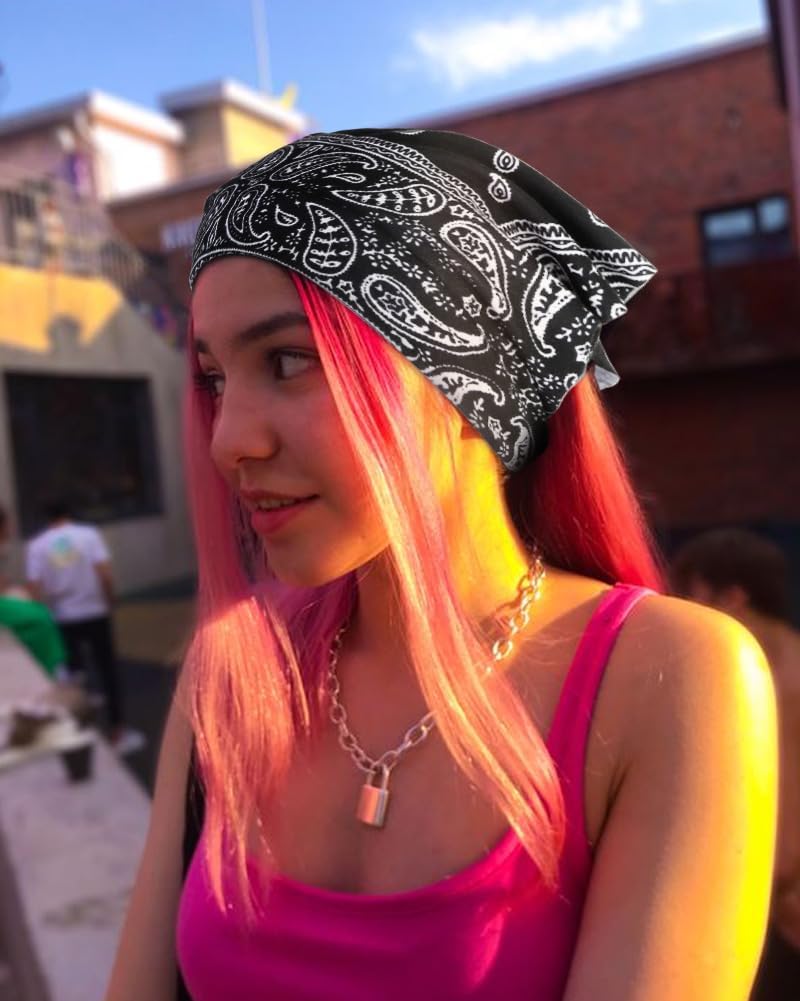 WOVOWOVO 8 unidades de diademas y bufandas para el cabello para muj...