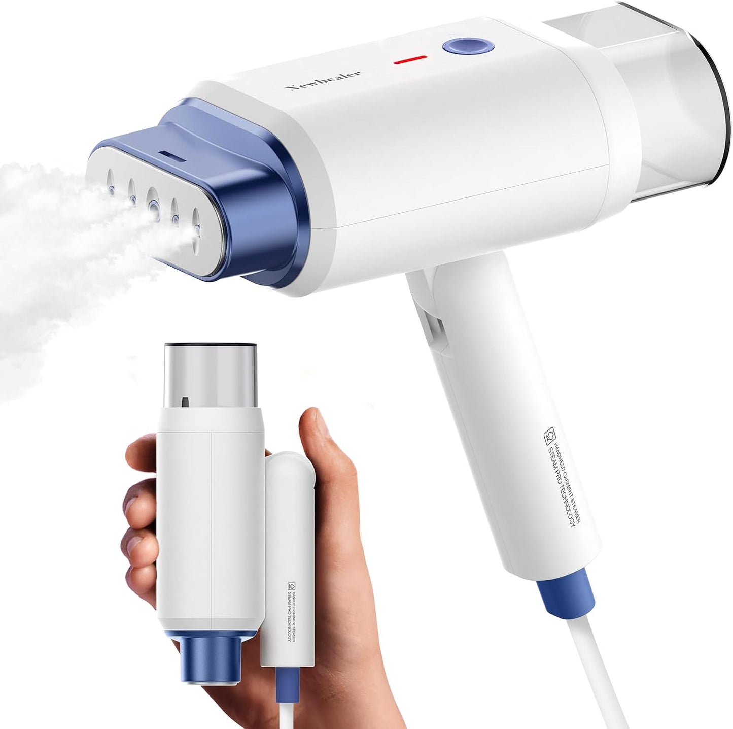 Vaporizador Newbealer para ropa, vaporizador de viaje de 1200W con...
