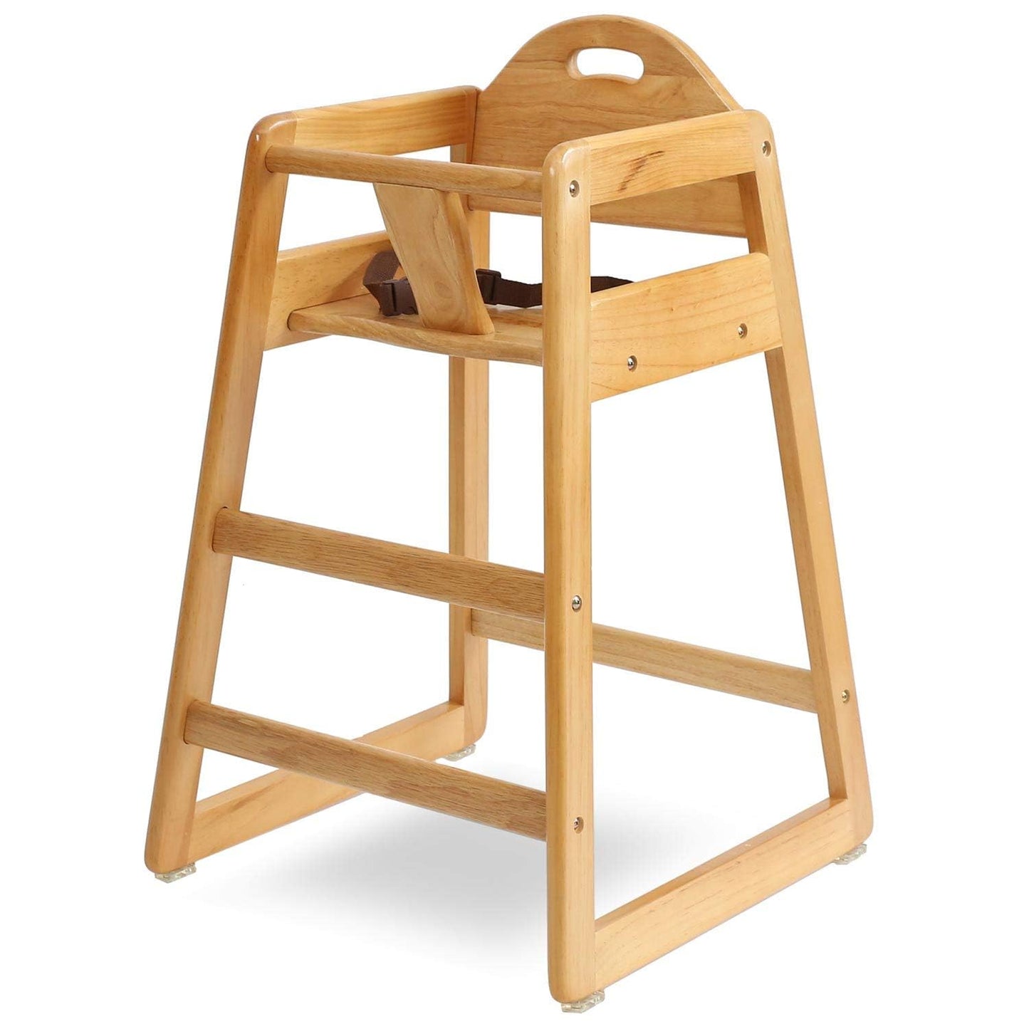 Silla alta de madera para bebés y niños pequeños, silla alta apilab...