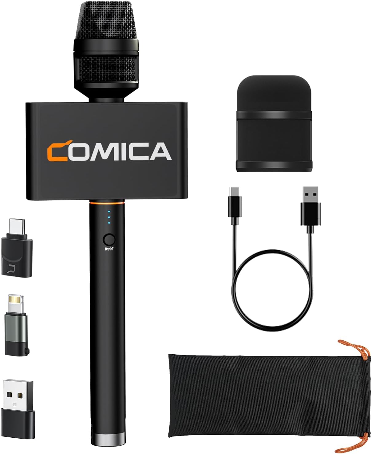 COMICA Revo S Micrófono de mano inalámbrico, micrófono profesional...