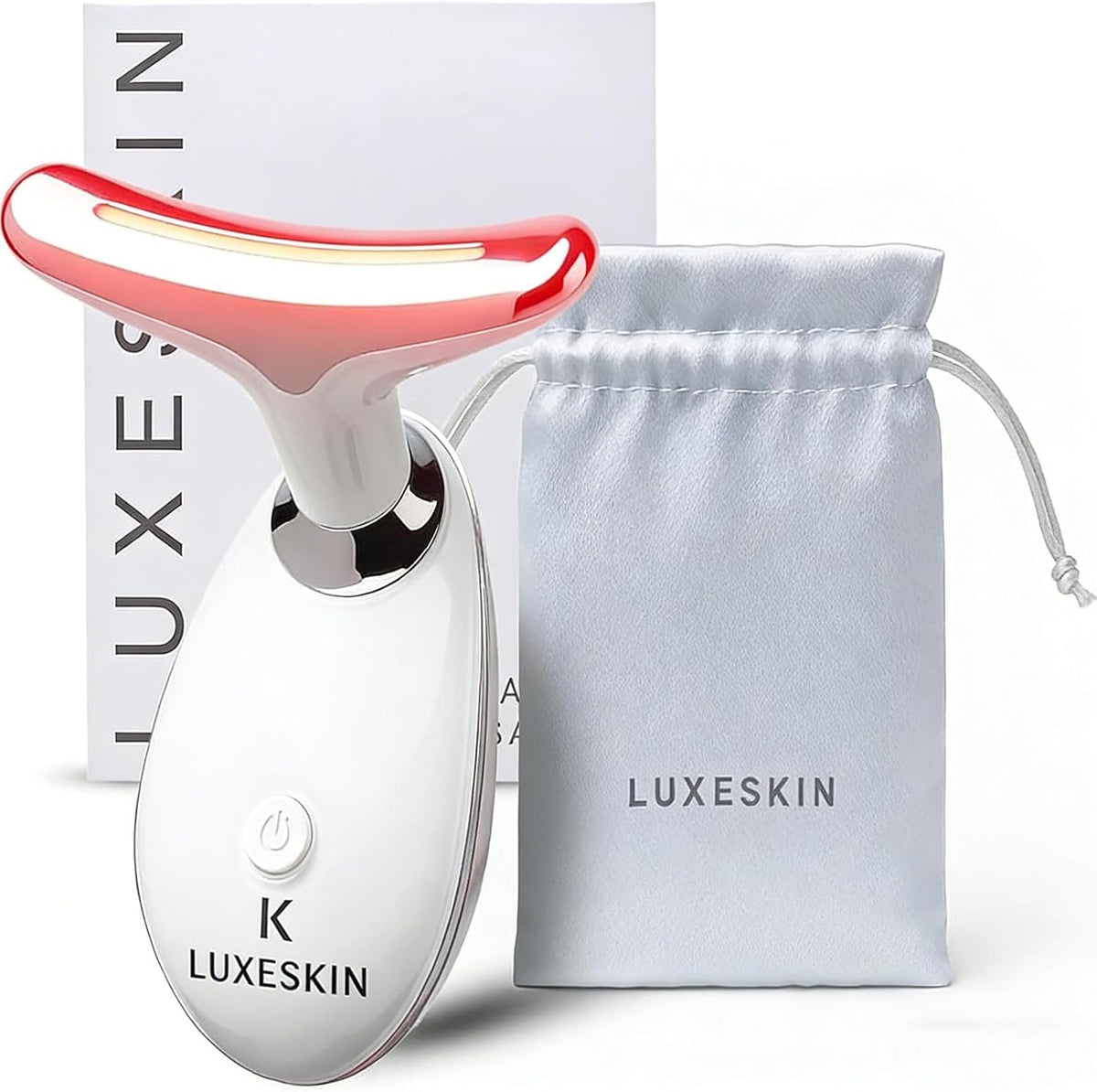 LuxeSkin Masajeador facial de la terapia de la luz roja del color L...