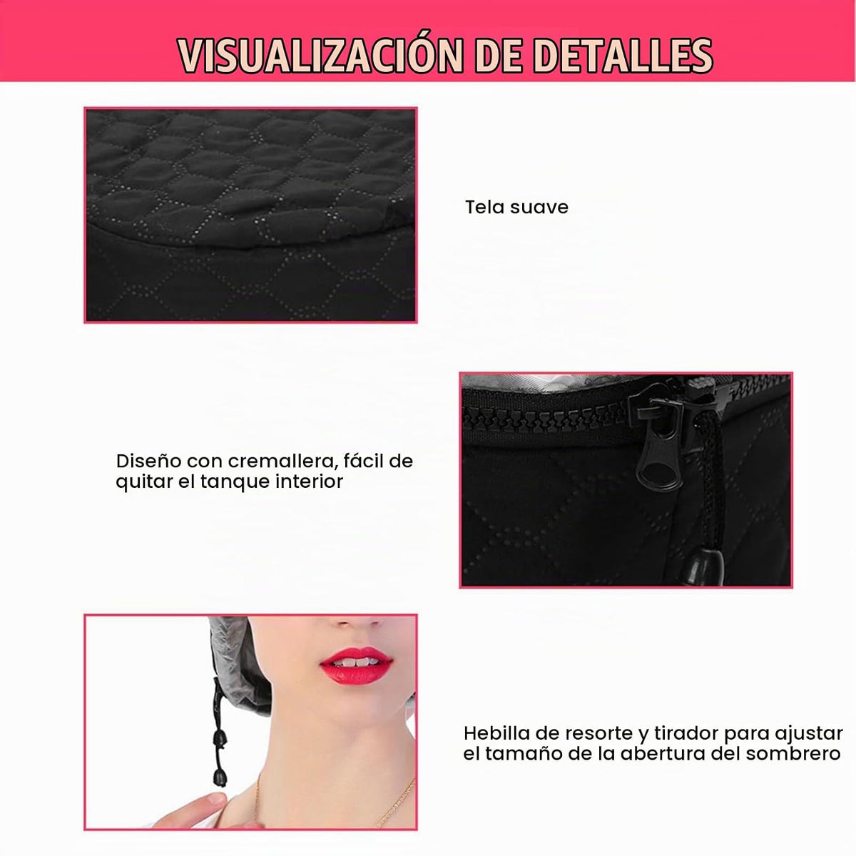 Gorros térmicos para tratamiento capilar, sombrero de calefacción e...