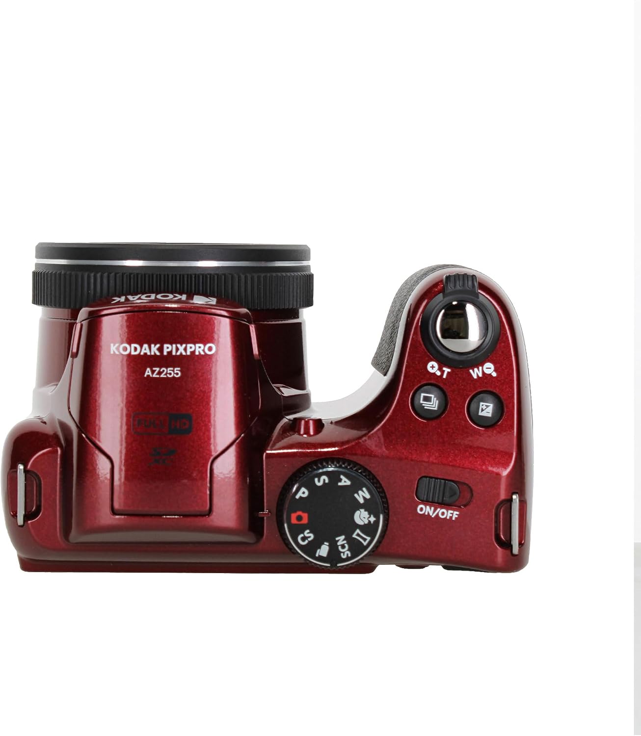 Kodak Pixpro AZ255 Cámara digital en rojo (AZ255RD) El paquete incl...