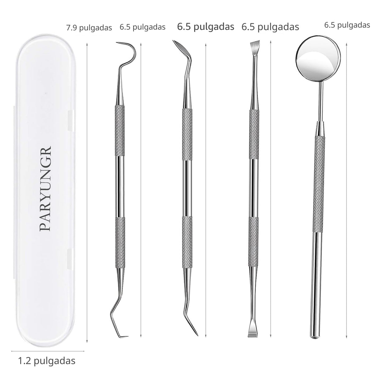 PARYUNGR Herramientas Dentales, Kit Profesional de Higiene y Cuidad...