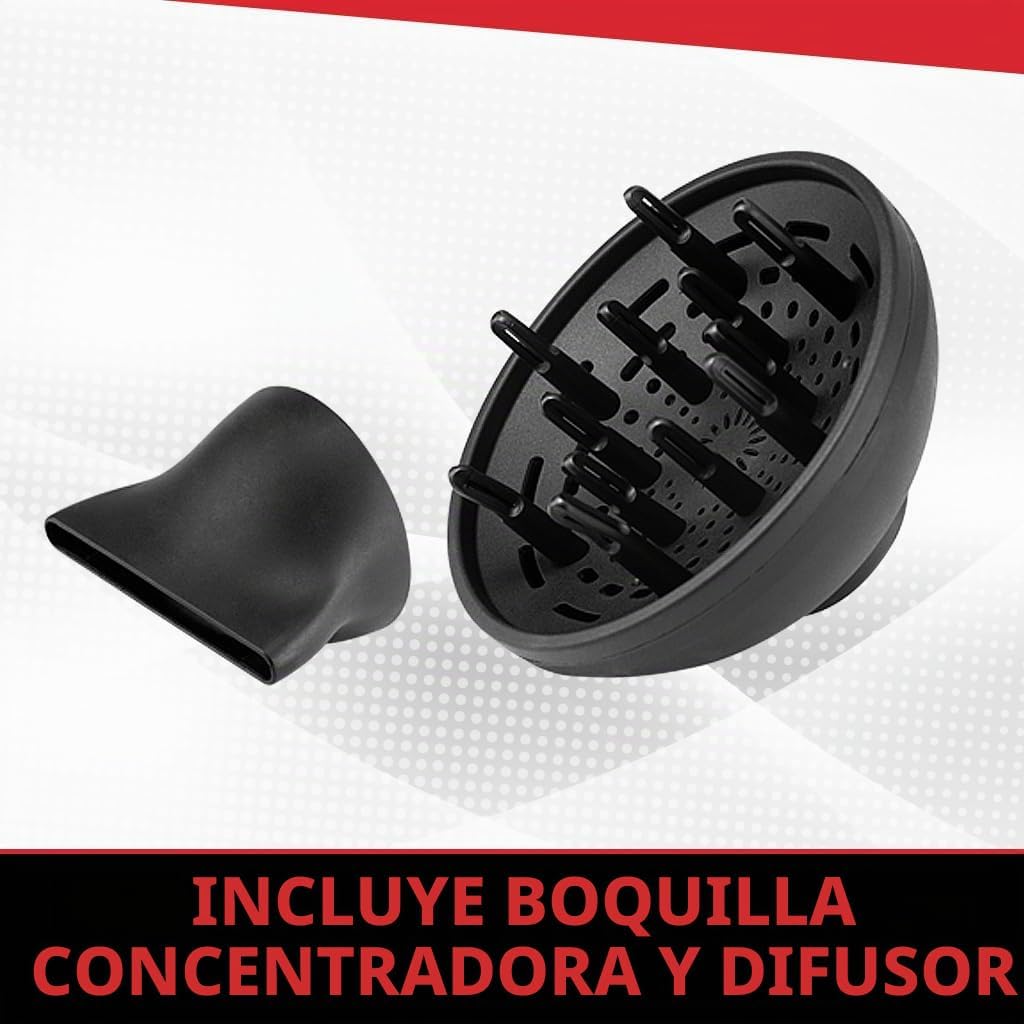 CHI Secador de pelo compacto iónico avanzado de la serie 1875, seca...