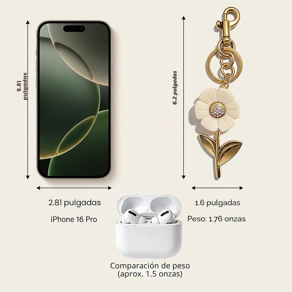 ZACAGO Llavero con dije de fruta para bolso, llavero accesorio, dij...
