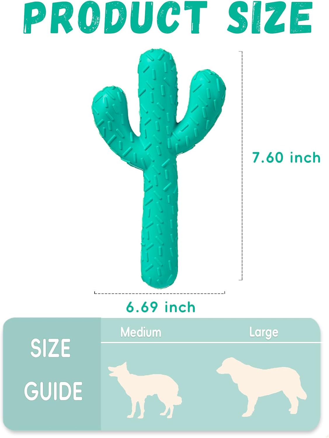 MewaJump Juguetes masticables para perros, juguetes de goma durader...