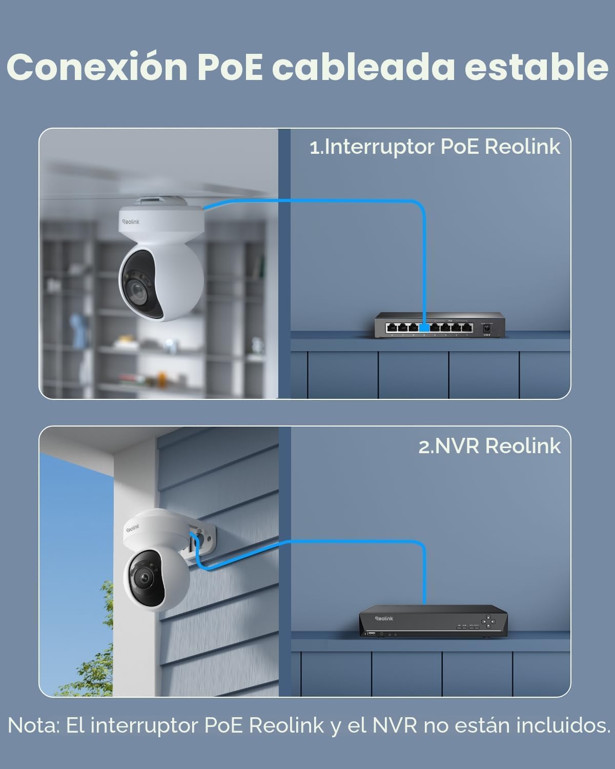 REOLINK E1 al aire libre SE PoE 4K cámara al aire libre para la seg...