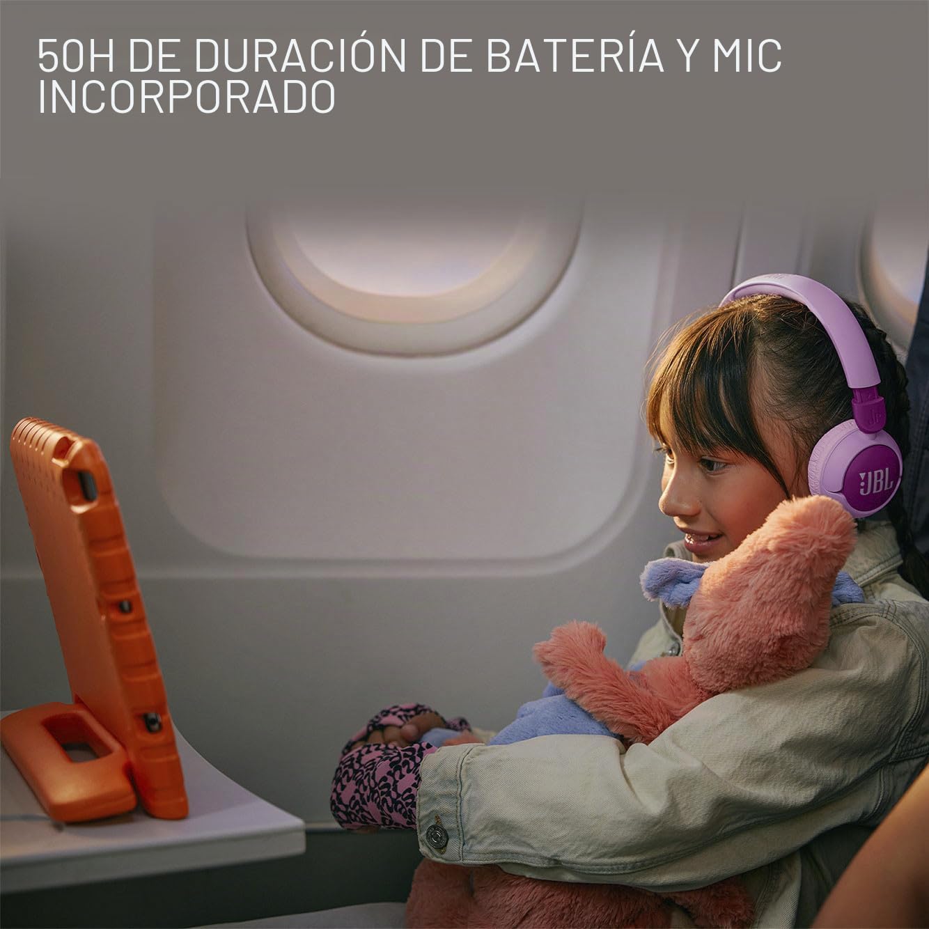 JBL Junior 320BT - Auriculares inalámbricos sobre la oreja para niñ...