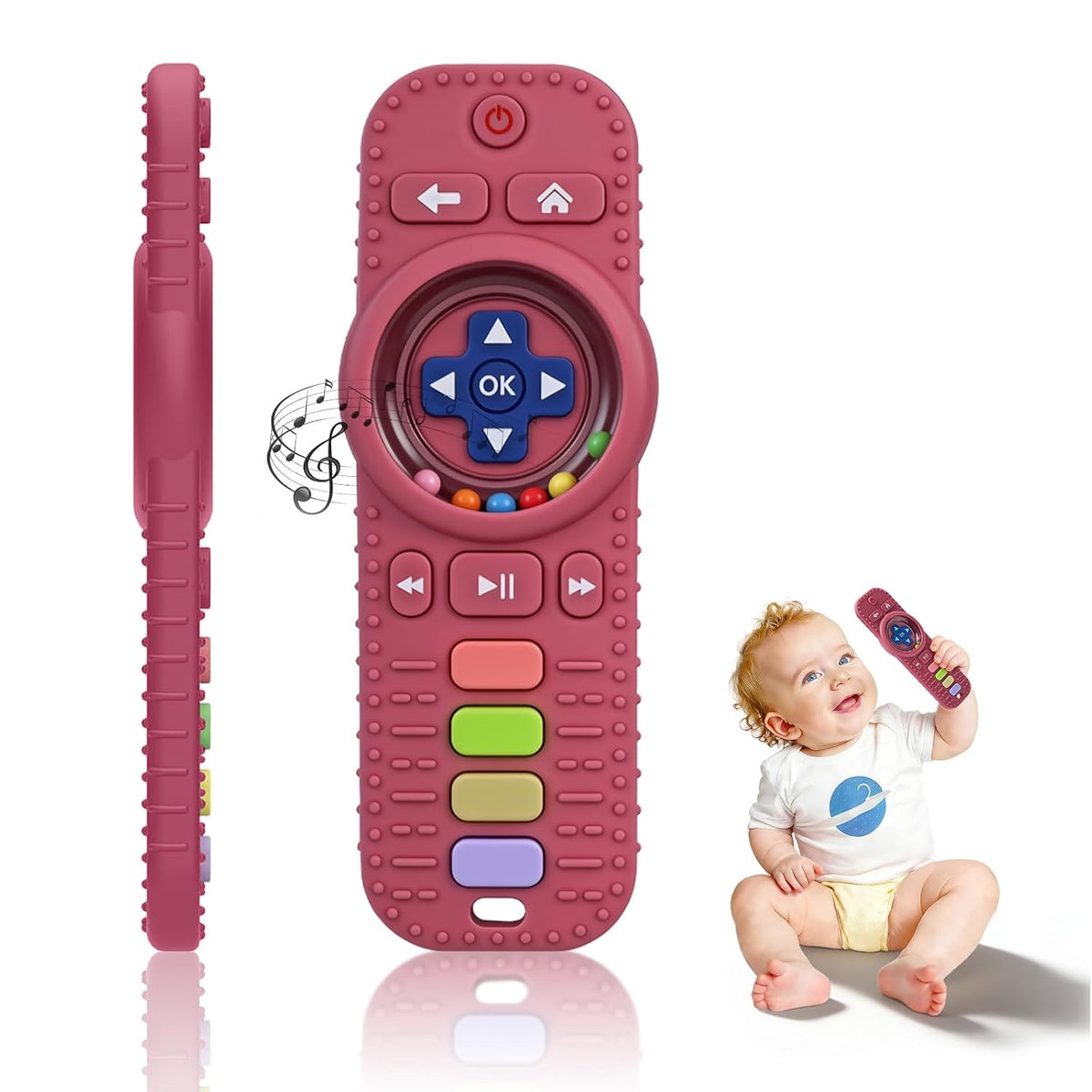 Suhunide Baby Rattles - Juguetes de dentición para bebés de 3 a 6 m...