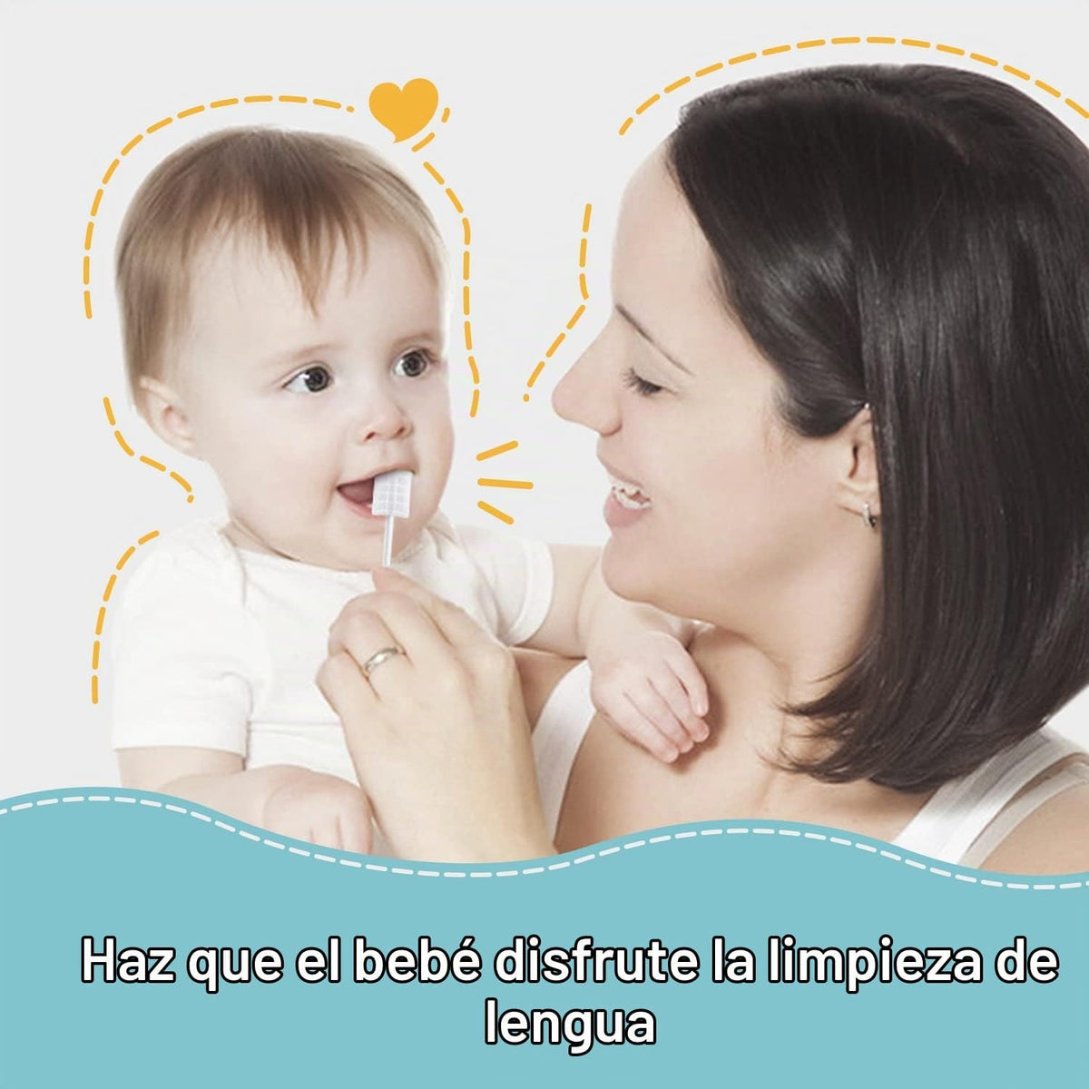 Papablic Limpiador de lengua de bebé para boca bucal infantil, dese...