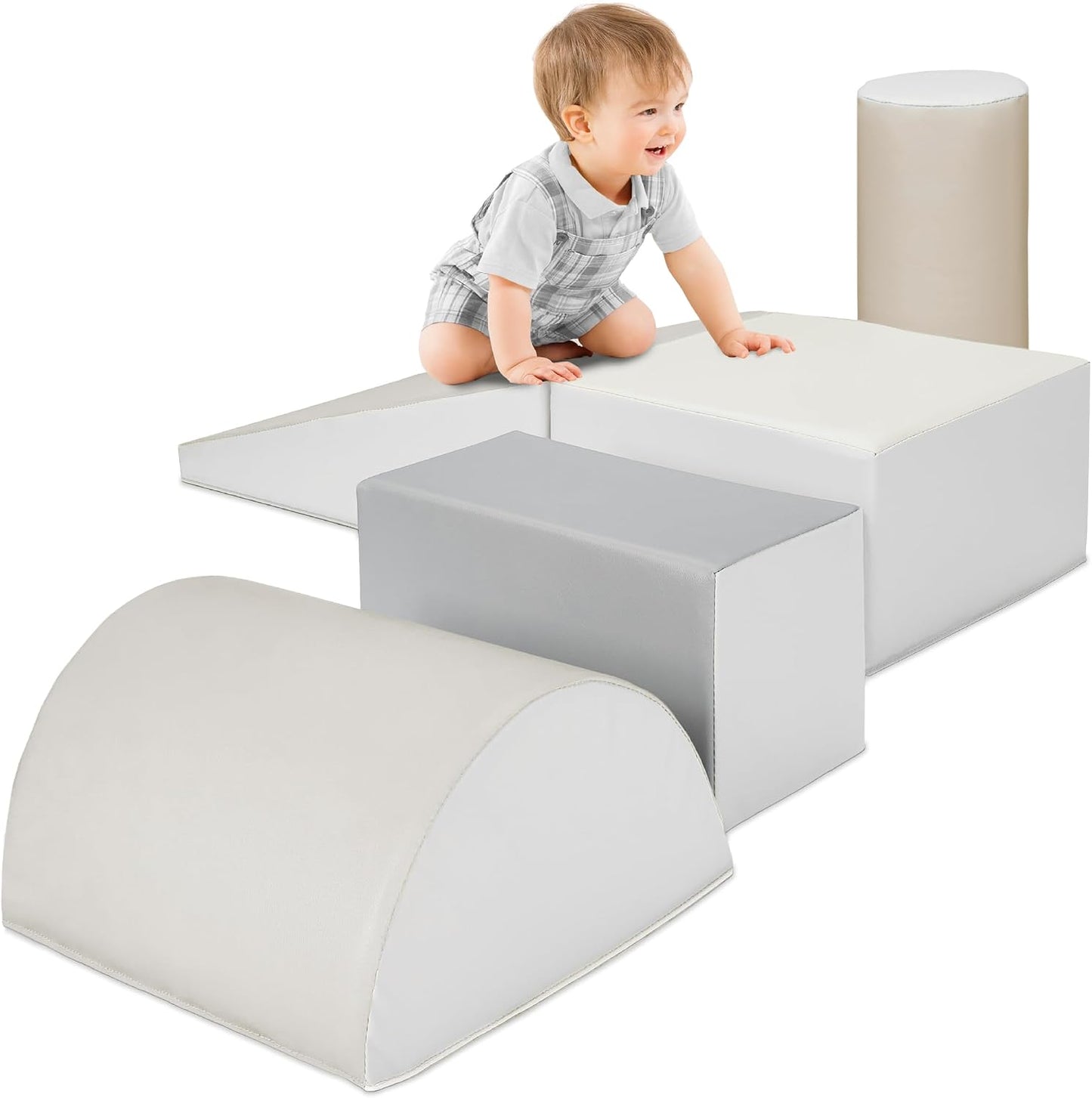 Best Choice Products Bloques de escalada de espuma suave para niños...