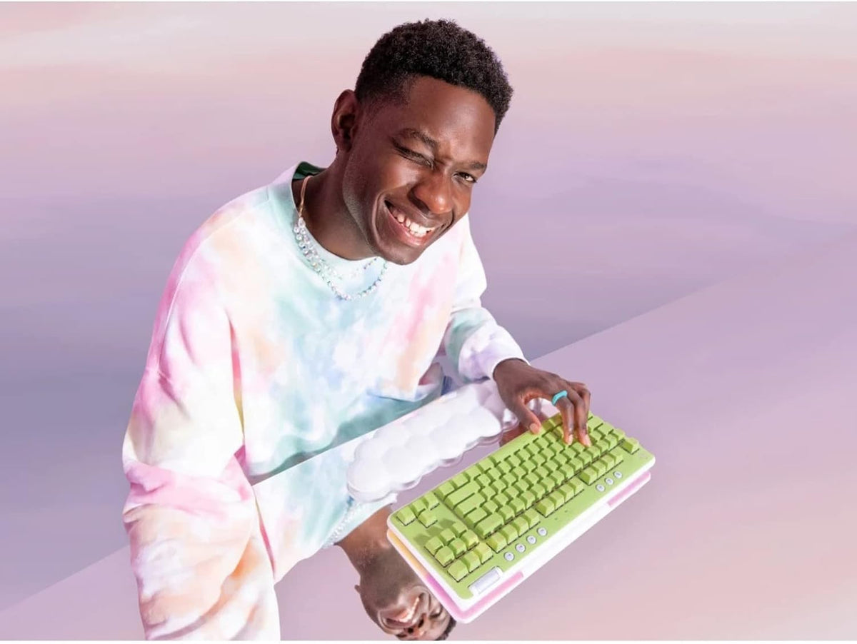 Logitech G Teclado mecánico inalámbrico para juegos 715 - Niebla bl...