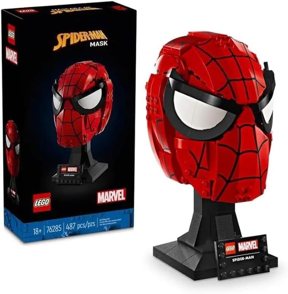 LEGO Marvel 76285 - Máscara de Spider-Man, color rojo