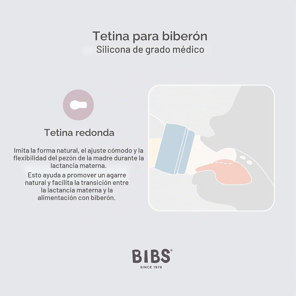 BIBS Biberón de plástico, 5.1 onzas, paquete de 2, pezón de silicon...