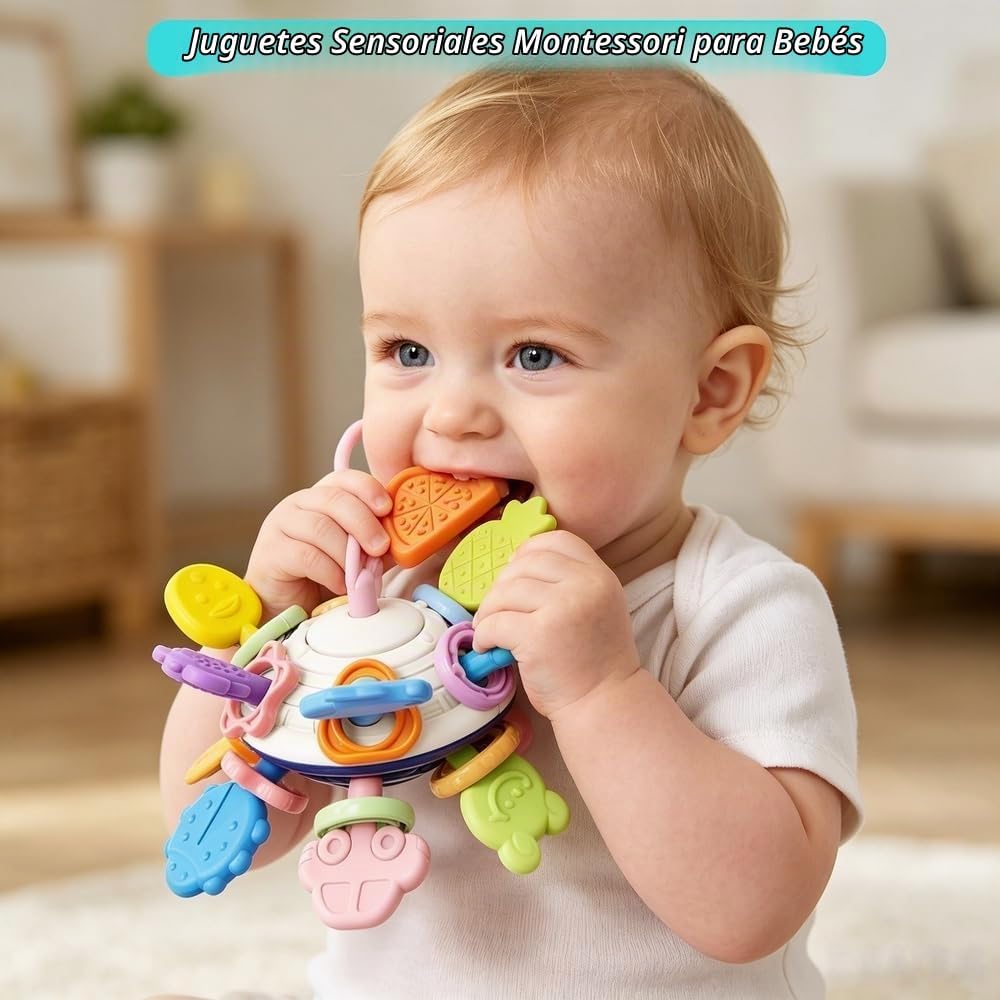 ELLECK Juguetes Montessori para bebés de 6 a 12 meses, juguetes Mon...