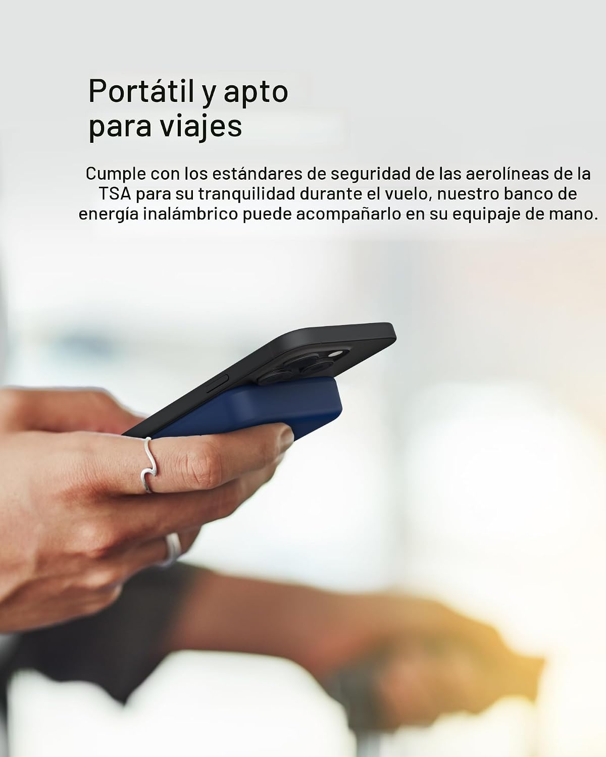 Belkin Cargador portátil, banco de energía inalámbrico de 15 W 1000...