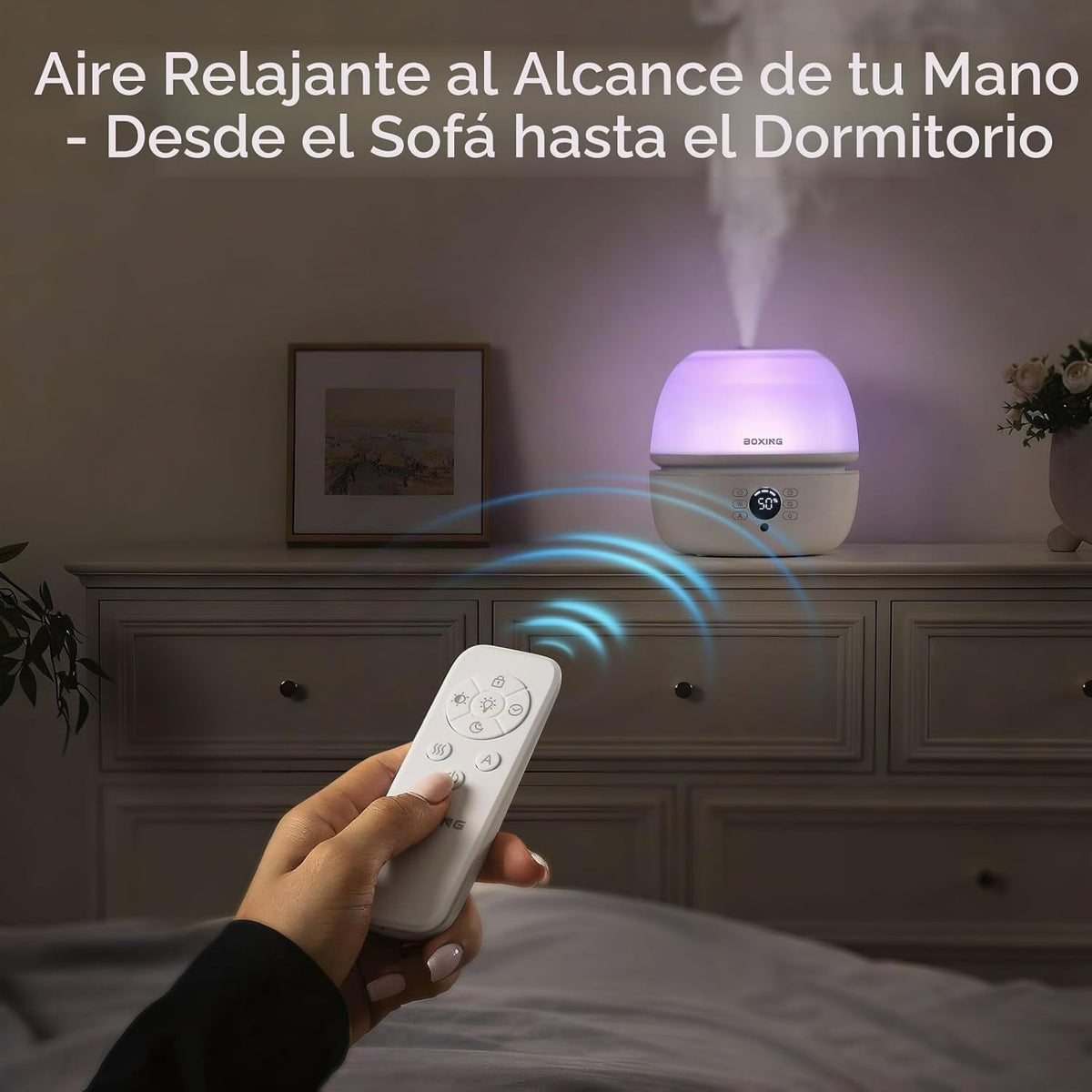 BOXING Humidificadores de llenado superior para dormitorio de bebé...
