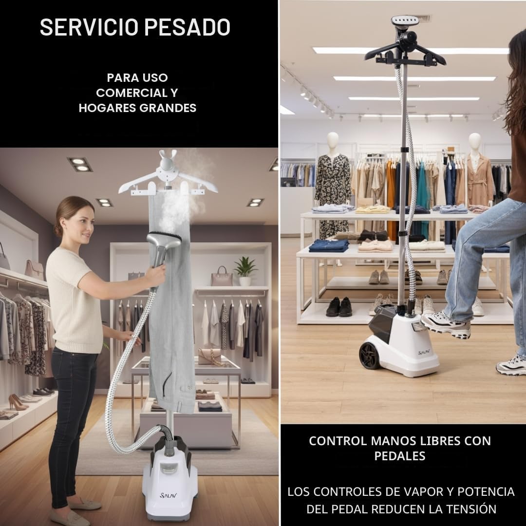 SALAV Vaporizador de ropa comercial de servicio pesado de tamaño co...