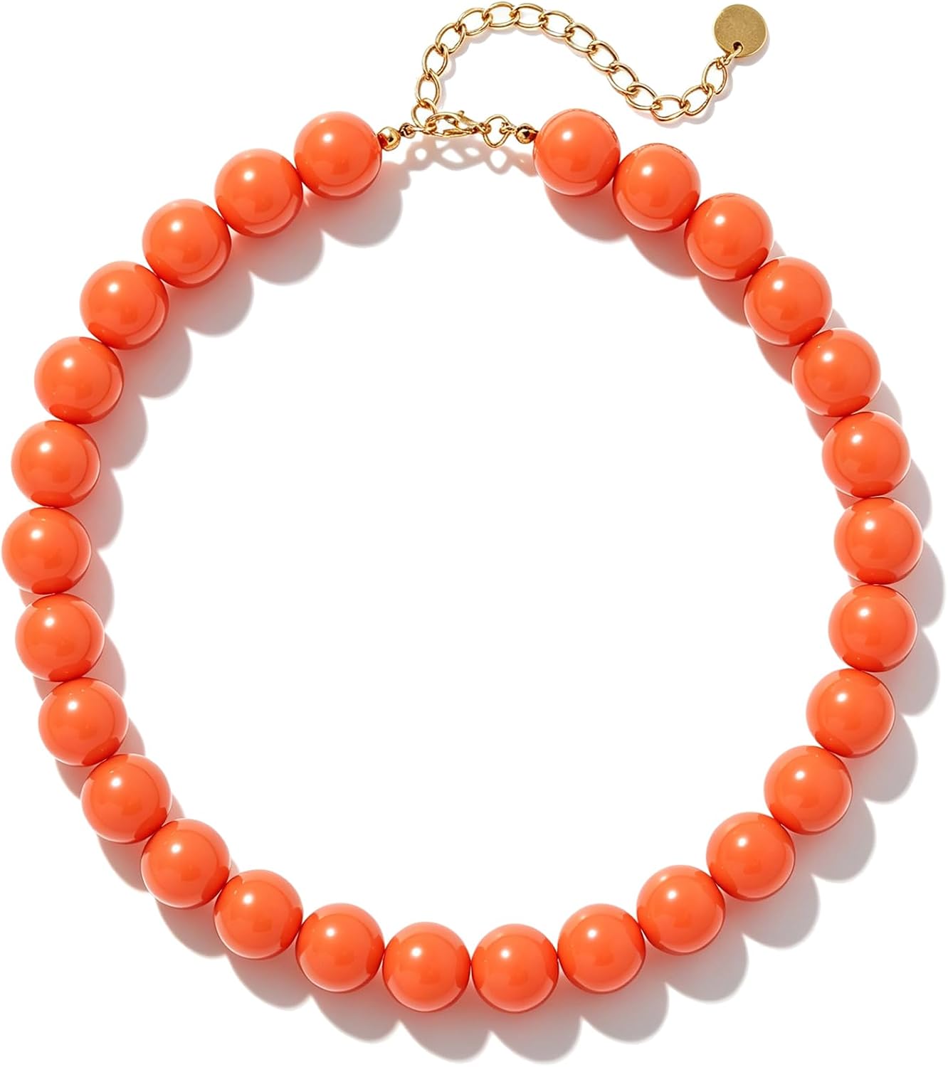 Lsljilidzsw Collar de cuentas gruesas para mujer, 0.631 pulgadas, c...