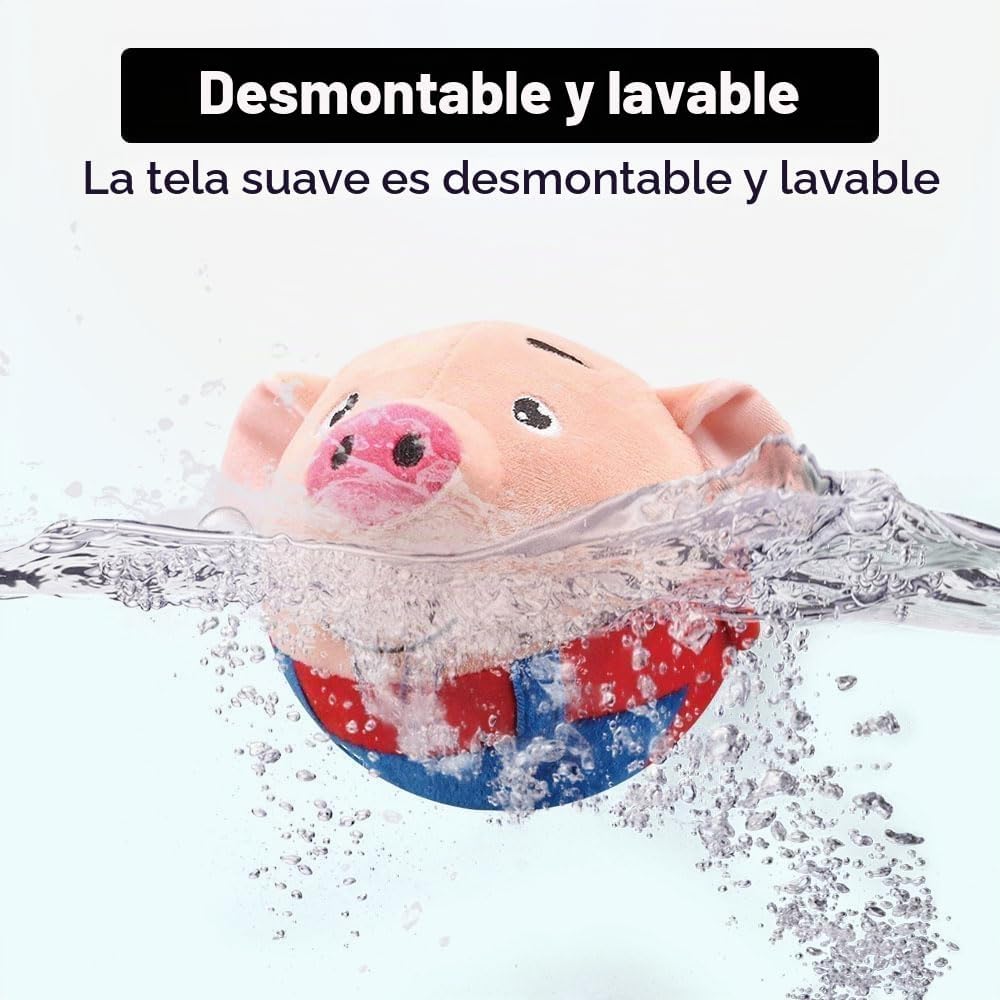 Geojec Juguetes interactivos para perros, juguetes chirriantes para...